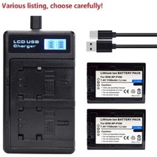 Battery or USB Charger For Sony NP-FV30 NPFV50 DCR-SX85 NEX-VG30 DEV3 Handycam