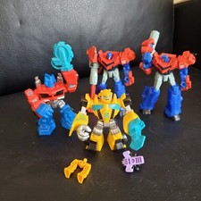 Lot of 4 Transformer Figures Mcdonald's Promo Toys Collectible