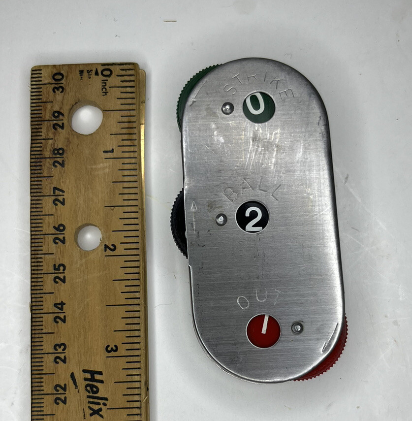 Compteur De Baseball Vintage Umpire Clicker, Japon – Compteur Mécanique Ball Strike Out