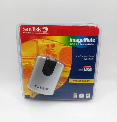 SanDISK ImageMate USB 2.0 LESER/SCHREIBER CompactFlash Typ 1&2 Neu im Paket - Bild 1 von 8