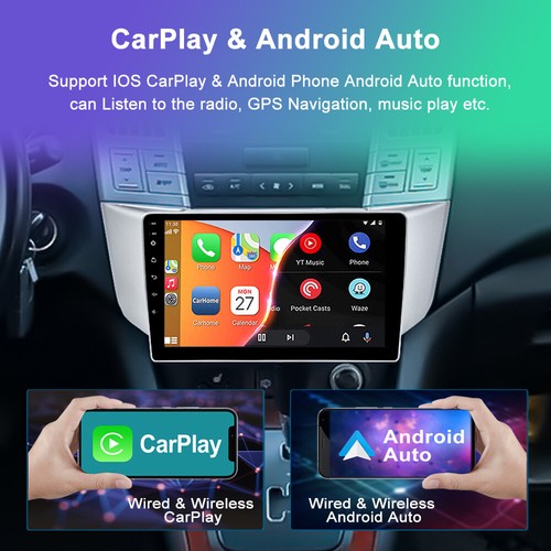 Android 13 Car Stereo Radio For Lexus RX300/330/350 2003-2009 Carpaly GPS BT CAM - Picture 3 of 13