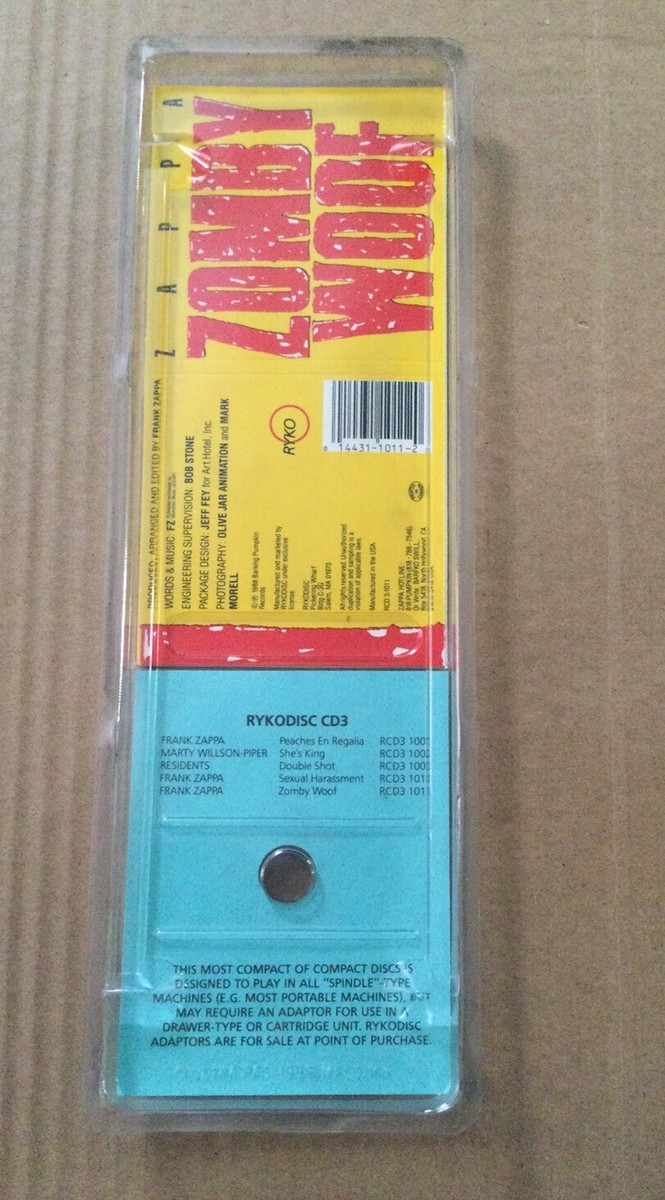 Frank Zappa-Zomby Woof-1988 US CD 3” Single Sealed | eBay