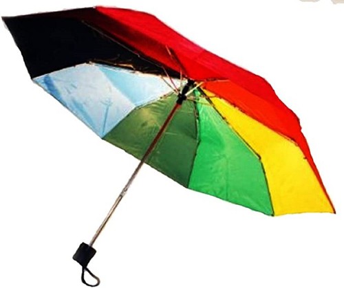 HAAC Regenschirm Regenbogen Taschenschirm 95 cm - Bild 3 von 6