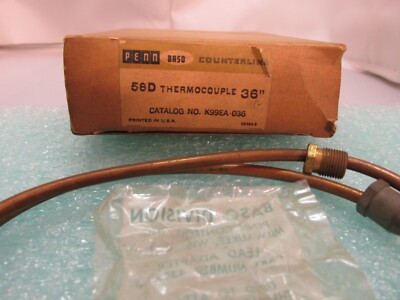 Penn Baso 58D K99EA-036-036  36'' Thermocouple See Pics NOS Fast Tracked Shipping