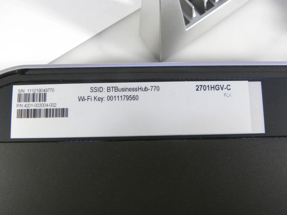 BT BUSINESS HUB 2701HGV-C ИНТЕРНЕТ ШИРОКОПОЛОСНЫЙ БРИТАНСКИЙ ПРОДАВЕЦ БЕСПЛАТНАЯ ДОСТАВКА И ДОСТАВКА #BOX143 - Изображение 3 из 3