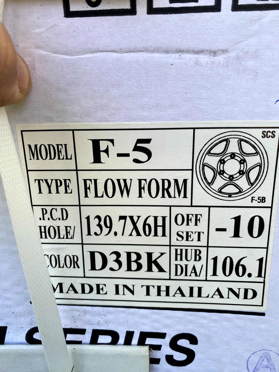 2x Stealth Custom Series F5 Wheels - 17x8.5 -10mm Offset - Matte