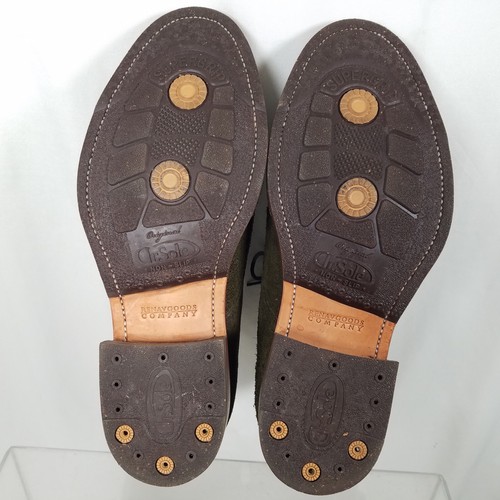 Renav Goods braune Wildleder Cap Toe Stiefel US 10,5D leicht gebrauchter Zustand Handarbeit - Bild 7 von 11