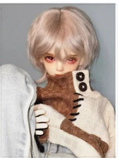 1/4 BJD Doll SD Cool Boy Male Nude Flexible Ball Jointed Body Face Makeup Eyes