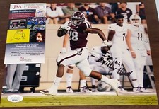 Isaiah Spiller Texas A&M Aggies Signed 8x10 Autographed Photo JSA COA N5