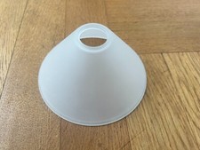 Lampenschirm Kegel Glasschirm Pendellampe G4 oder G9  D 12 cm Höhe 6 cm Ö 22 mm
