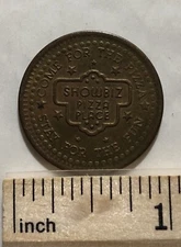 Showbiz Pizza Place Token