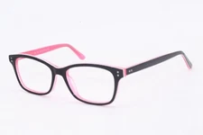 NEW CHELSEA MORGAN CM 7007 BLACK PINK AUTHENTIC DESIGNER EYEGLASSES 52-16
