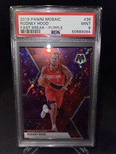 Mosaic 2019-20 NBA Rodney Hood Purple Disco Fast Break #15/50 *MINT PSA 9*
