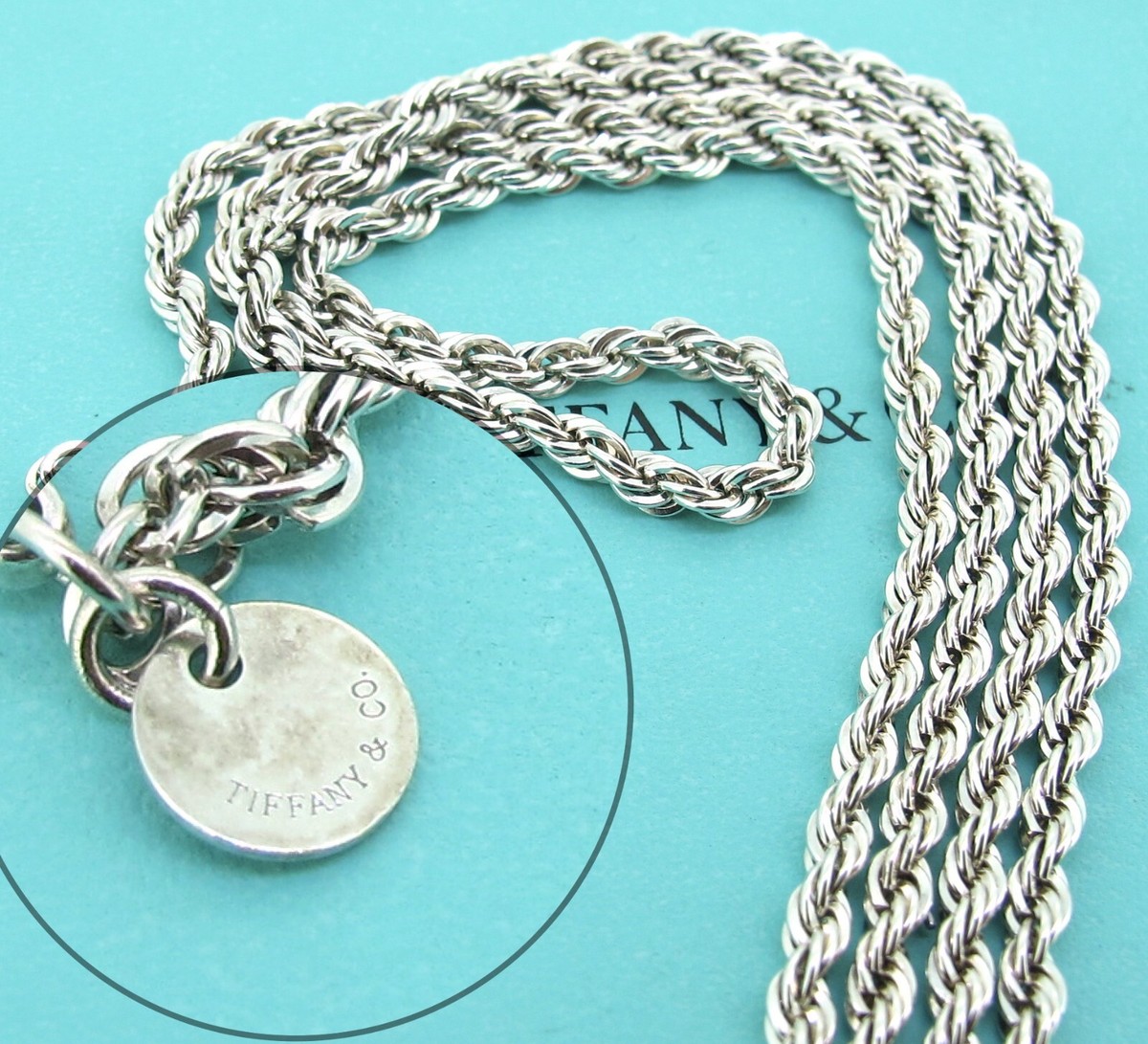 Tiffany & Co.ネックレス Tiffany & Co. 926 Sterling Silver Twisted 2.5mm Rope Cable