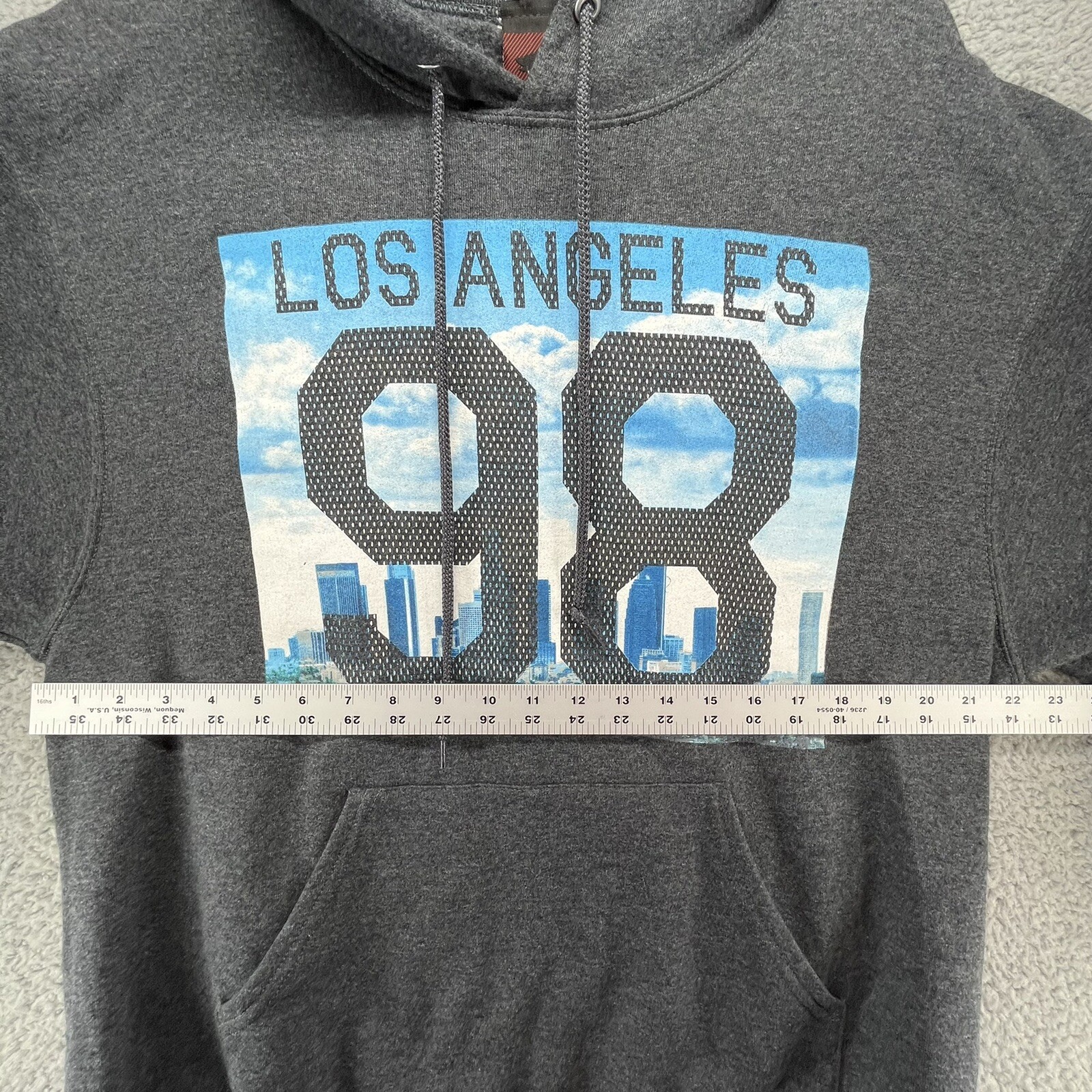 TONY HAWK Hoodie Mens Large Gray Sweater Hoodie Graphic Sweatshirt LA 98 eBay