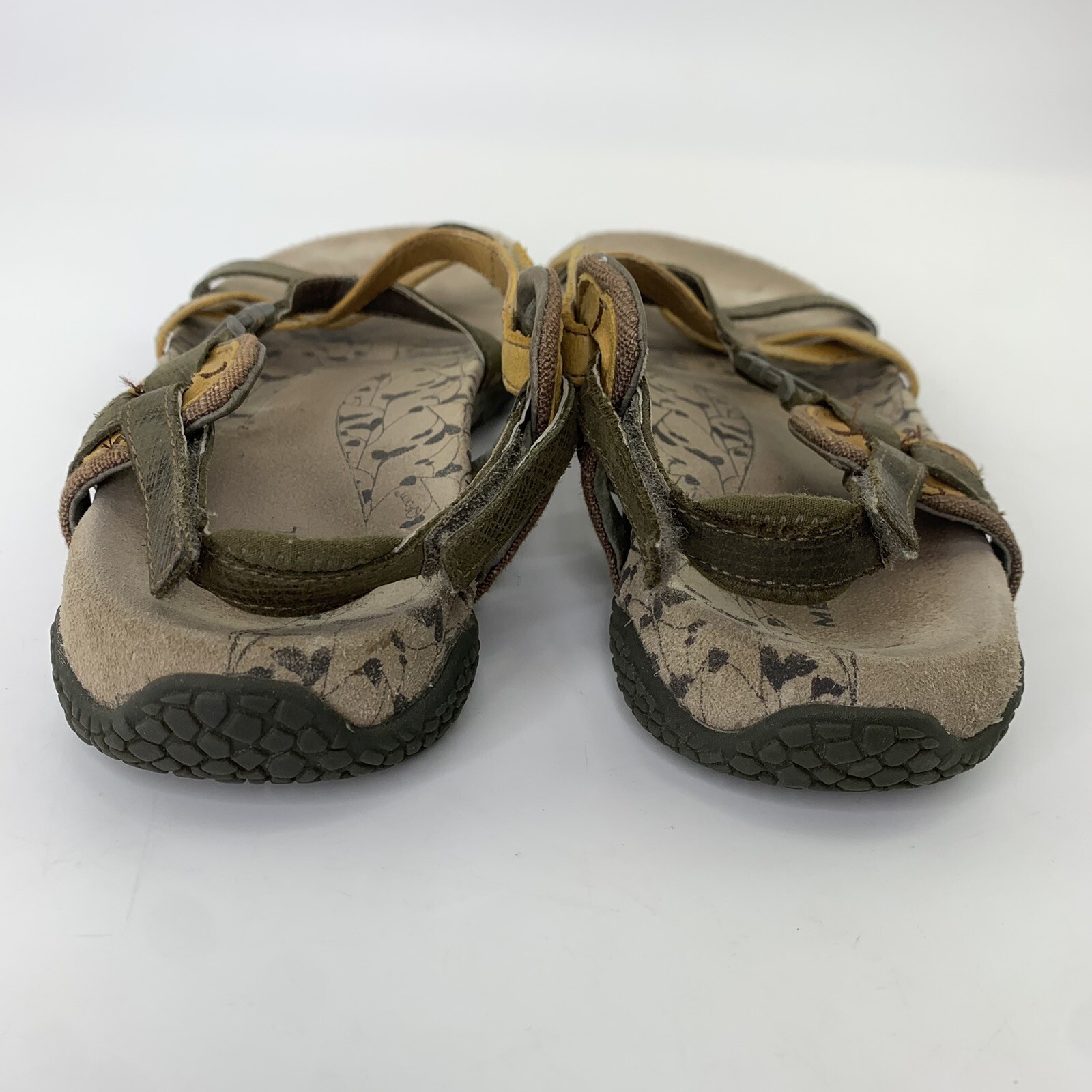 Sandali Merrell Sanremo marrone chiaro pelle oliva cinturino escursionistico J36370 donna taglia 9