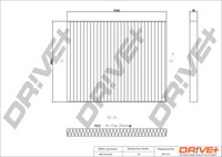 Dr!ve+ DP1110.12.0341 Filter, Innenraumluft FüR Alfa Romeo, Ferrari