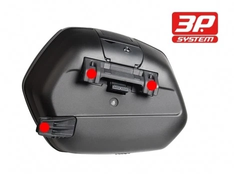 KIT SHAD fijacion + maletas laterales tapa negro metal SH36 BMW F800R (09-14) - Imagen 3 de 5