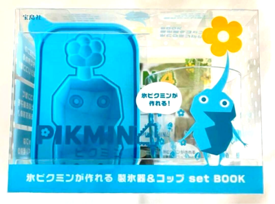 Pikmin 4 Ice Pikmin Ice Tray and Glass Set & Ice Pikmin Plush