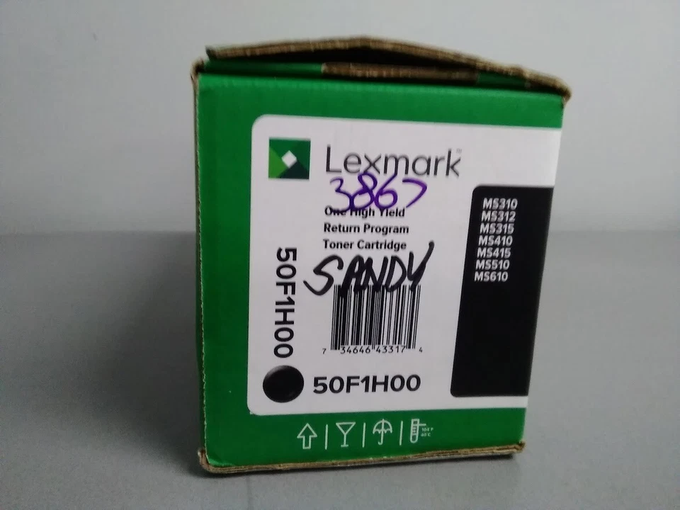 Lexmark (501H) 50F1H00 Black Toner Cartridge - Image 2 of 2