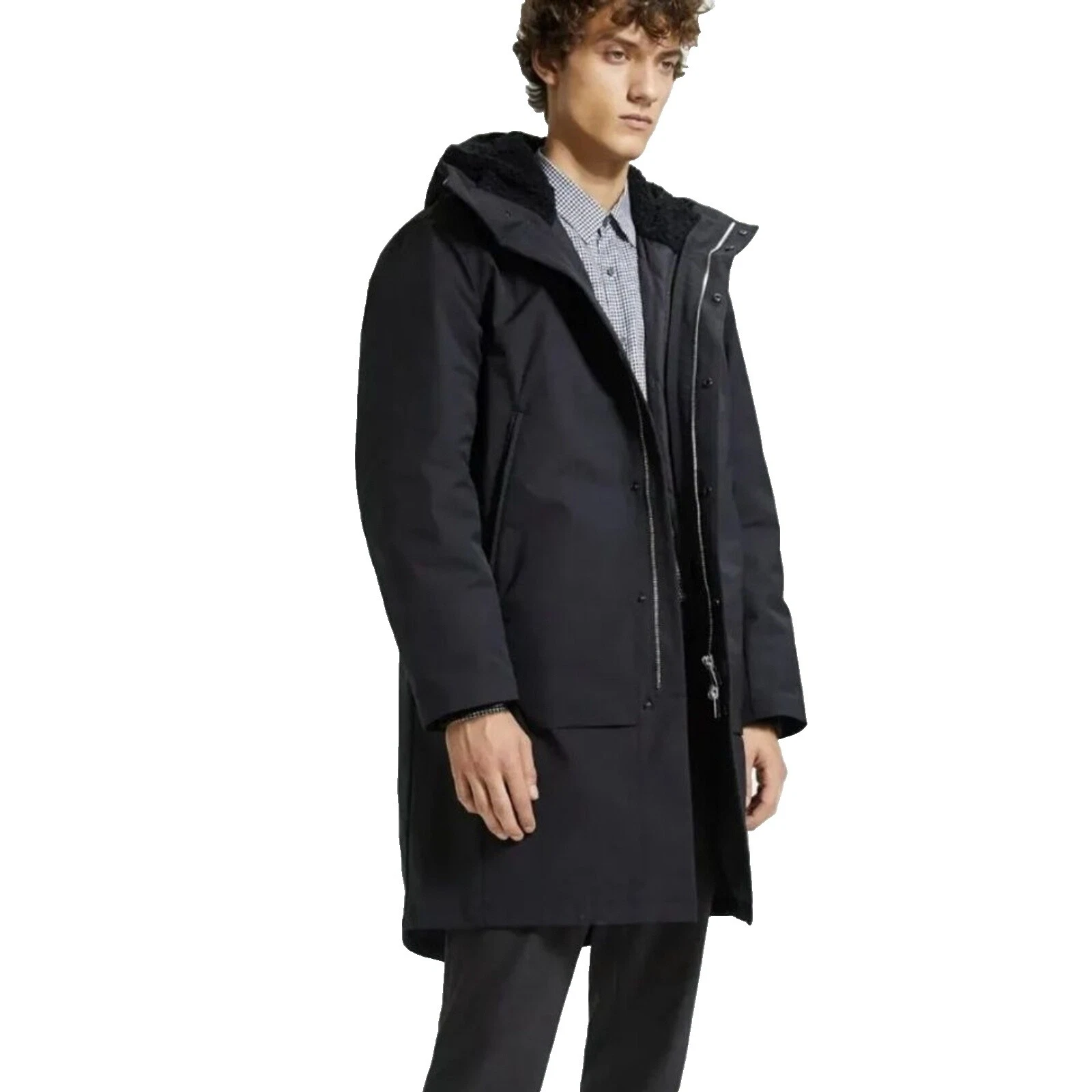 理论风雪大衣外套、夹克、背心男士