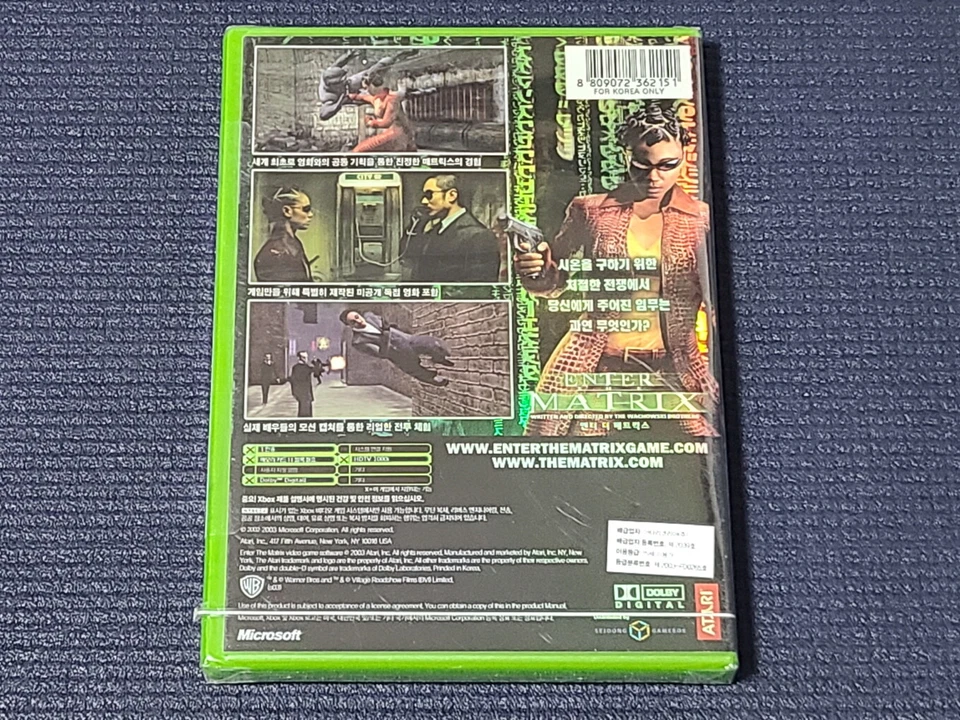 XBOX Enter The Matrix Microsoft MS Game Korean Version for Retro Console - Image 2 of 4