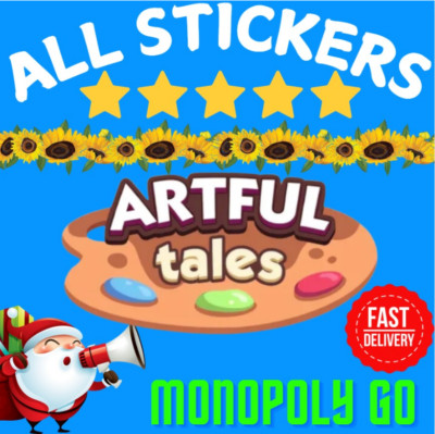 Monopoly Stickers_Go  CHEAP & SUPER FAST ARTFUL ~ 1 to 5 Stars Sticker