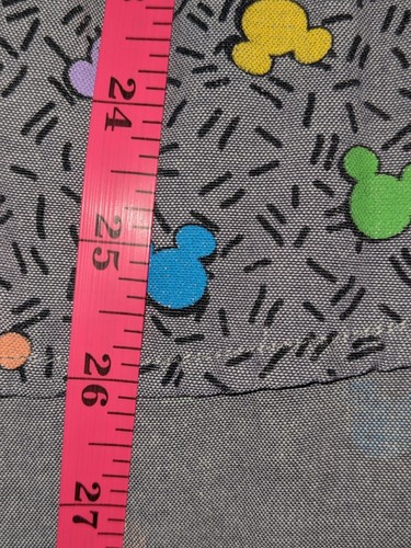 Disney Mickey Mouse Colorful Pattern Shirt - Gray Casual Button Down Size M VTG - Bild 5 von 7