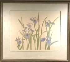 Vintage Limited Edition Engraving by Louise Suits, signed, numbered, framed