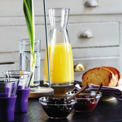 Brocca Bormioli Rocco Ypsilon Con Tappo - Design Elegante Da 1 Litro, Vetro Resistente - Foto 7