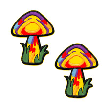 Magic Mushroom (2-Pack) Iron On Patch