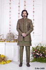 3 Pc Indian Wedding Bollywood Party Wear Designer Indo Western Dress From India