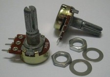 10x Linear B Type Taper Rotary Mono Potentionmeter Pot shaft one unit 20mm 3Pin