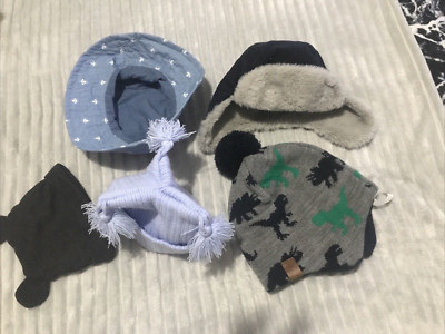 Jasper Conran, TU & George Age 3-6 Month Hat Bundle X 5 VGC
