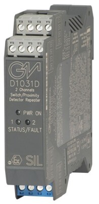 GM International: D1031D 2 Channels Switch/Proximity Detector Repeater
