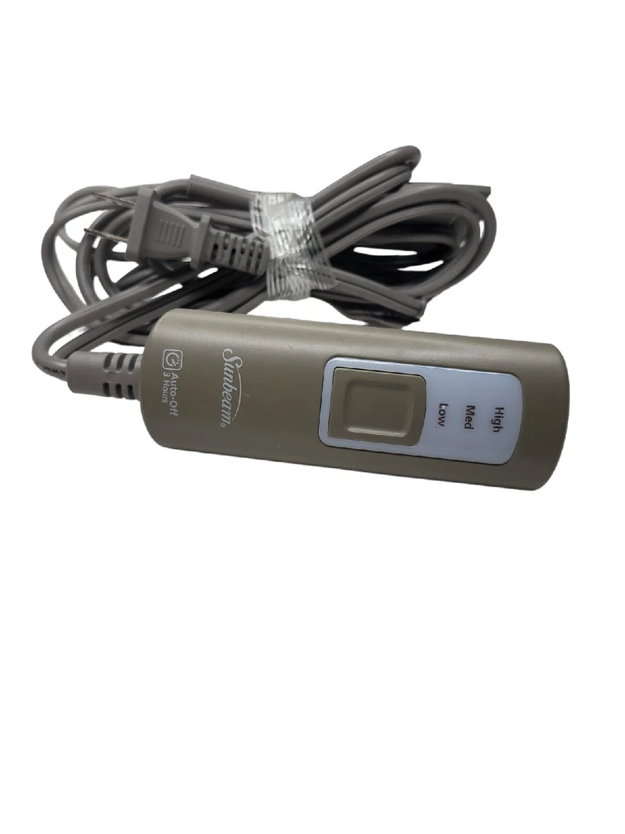 Sunbeam Heated Blanket Control Style T85B 3 Prong Replacement Power Cord |  eBay