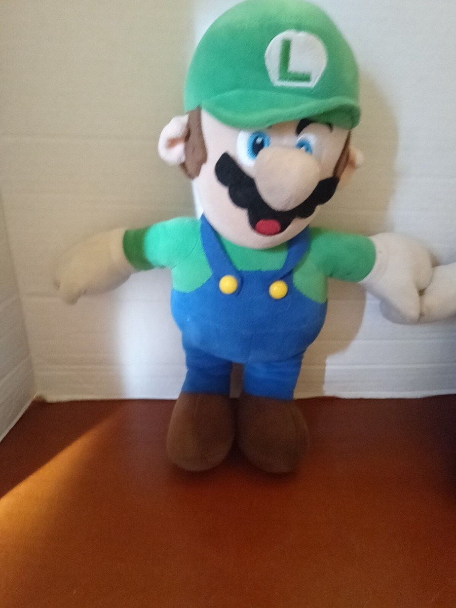 Super Mario Bros Mario LUIGI 12 Inch Plush Doll Stuffed Toy NINTENDO W/O  Tags
