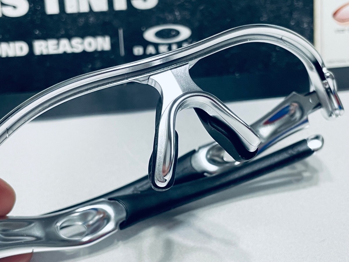 Oakley Radar Path Polished Aluminum Frame w/ Gunmetal Icons - SKU