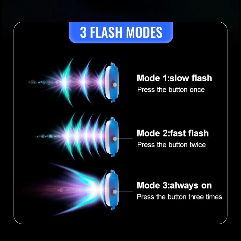 Dog LED Light Walk Night Truelove Harness Red Black Blue Green Rechargeable IP65 - Image 2 of 4