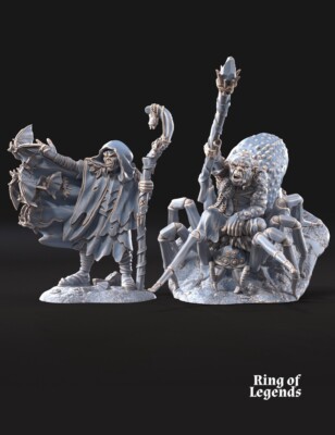 Goblin Shamans - of The Cave - Davale Games - Herr der Ringe - Tabletop - 28mm
