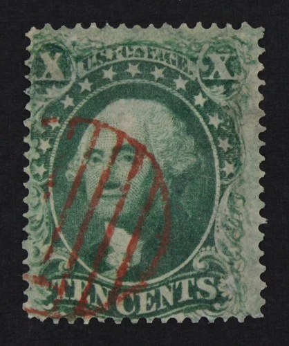 CKStamps: US Stamps Collection Scott#32 10c Washington Used CV$220