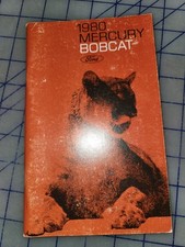 1980 Mercury Bobcat Owners Manual Original