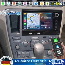 4+64GB 7" Android 14 Autoradio Navi CarPlay für Volvo V70 2001-2004 GPS WIFI KAM