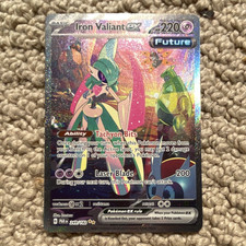 Pokemon Iron Valiant ex 249/182 Paradox Rift Full Art Ultra Rare Holo English on eBay