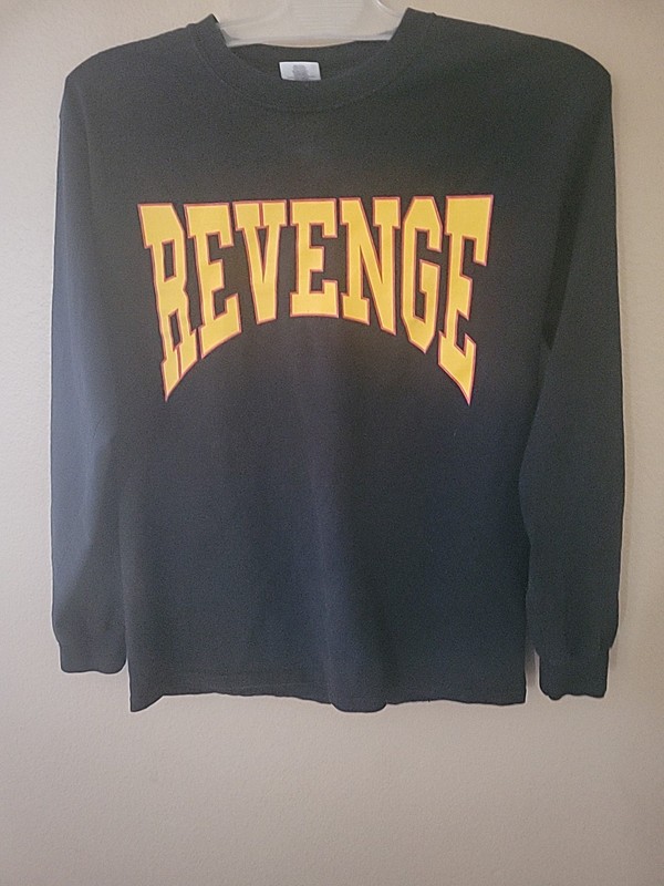 Drake Summer Sixteen Your Revenge Long Sleeve Shirt Black Orange Medium 