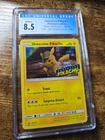 Pokemon Detective Pikachu SM170 Black Star Promo On The Case CGC 8.5