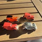 Hot Wheels ‘32 Ford Delivery Micro Racer - Vintage Lot 4 Mini Panel Trucks