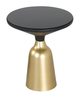 Eleganter Beistelltisch Aus Holz In Gold Modern Und Stilvoll