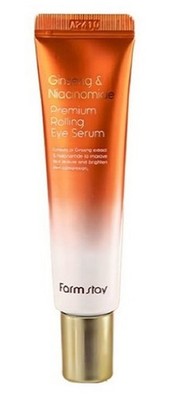 Farmstay ginseng niacinamide primium rolling eye serum 25ml anti aigng moisture
