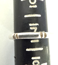 925 Sterling Silver Stacking Ring - 2.5mm Hexagon, Minimalist Band